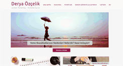 Desktop Screenshot of deryaozcelik.com